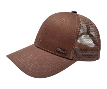 Basecap - gebogener Schirm mit Netz